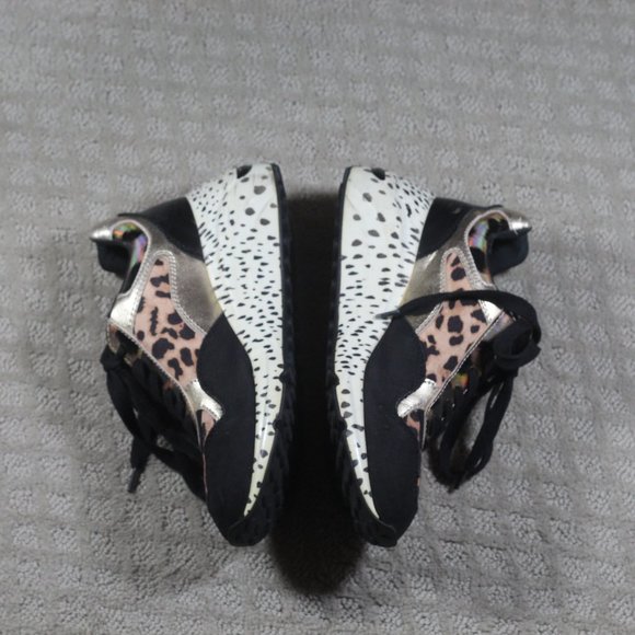 Steve MADDEN Size 6.5* Bena Cheetah Cliff Raised Sneakers (Tagged 8 runs small ) - Picture 3 of 9